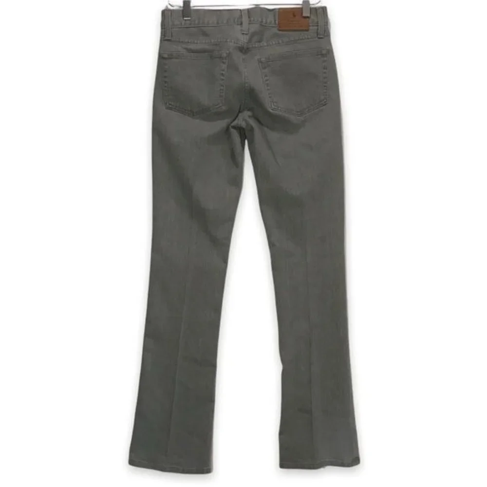 Ralph Lauren 867 Grey Straight Leg Jeans Size 28 Tall Girl